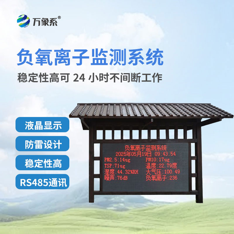 公園負(fù)氧離子監(jiān)測(cè)站